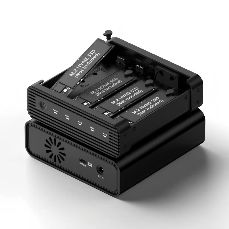 External Ssd - Alüminyum M2 4 Bölmeli USB4 Harici