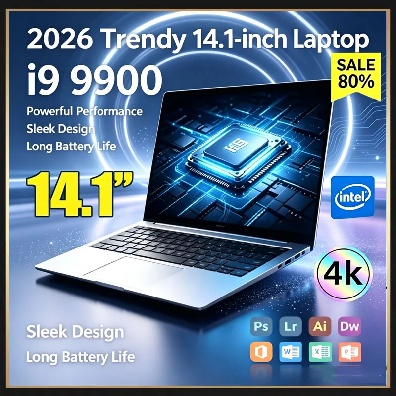 Ssd 2Tb - 14,1 inç Ultra İnce Laptop PC