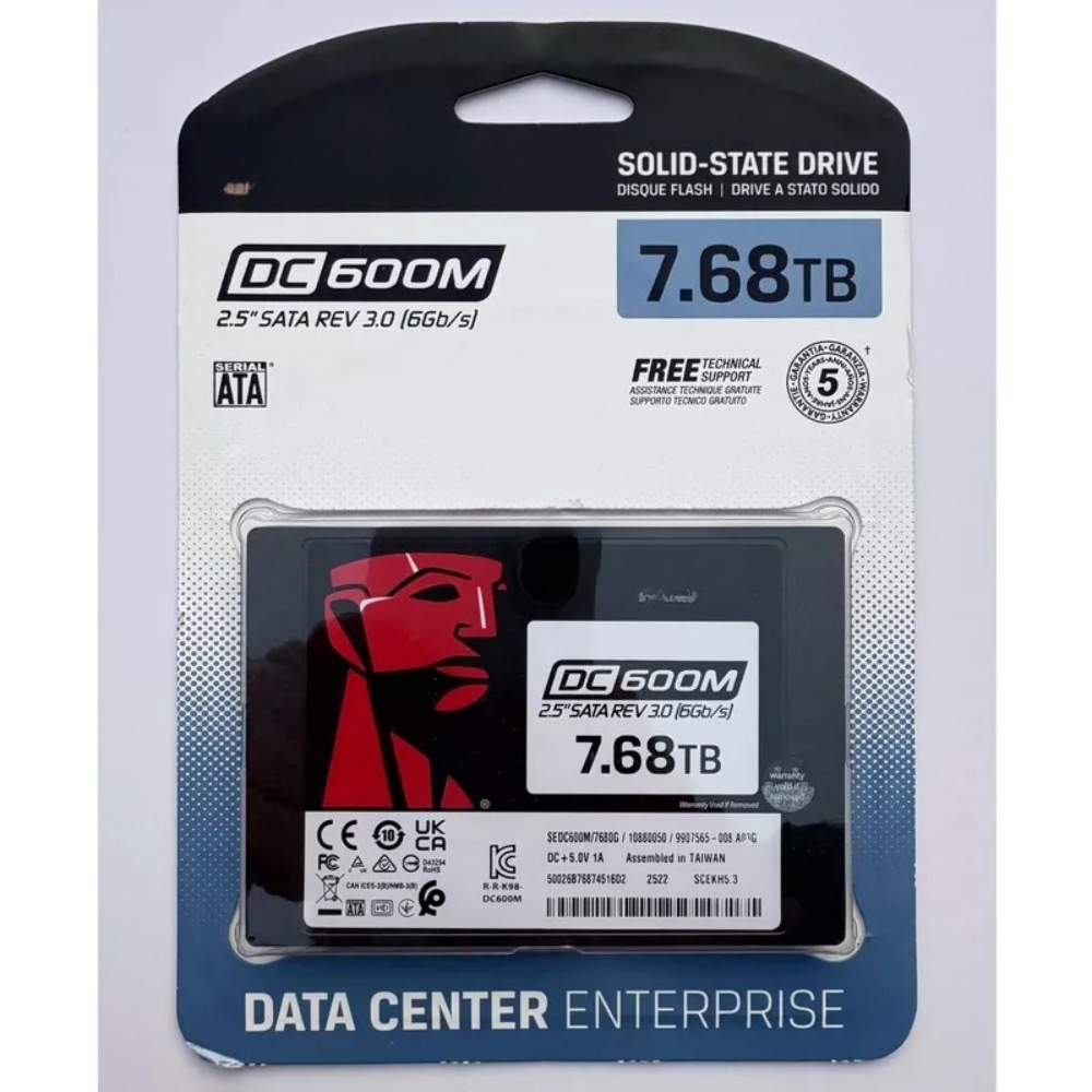 Sata Ssd - DC600M 3.84T 7.68T Katı Hal Sürücüsü