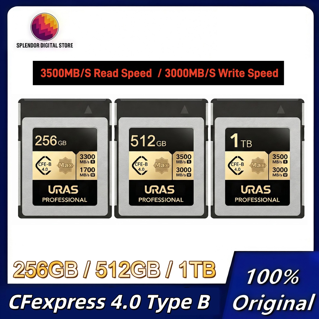Memory Card Ssd - URAS CFexpress 4.0 Tip B Hafıza