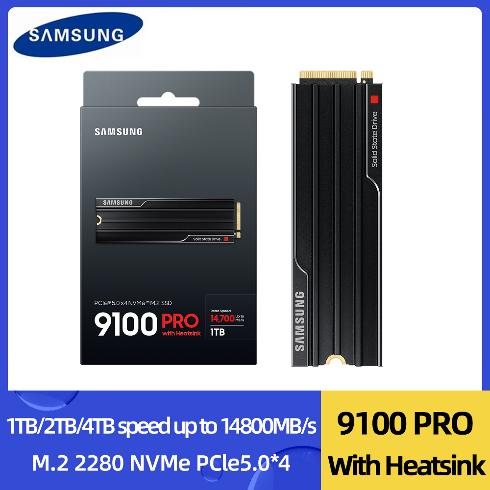 Samsung Ssd - SAMSUNG SSD 9100 PRO, Soğutucu Bloklu,