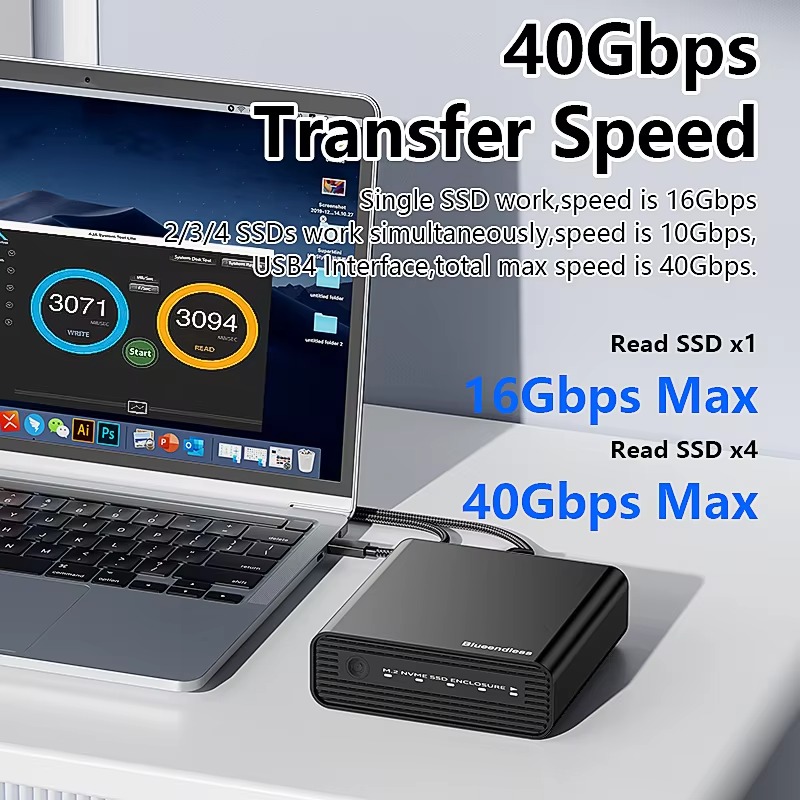 Alüminyum M2 4 Bölmeli USB4 Ha - External Ssd incelemesi ve fiyatı