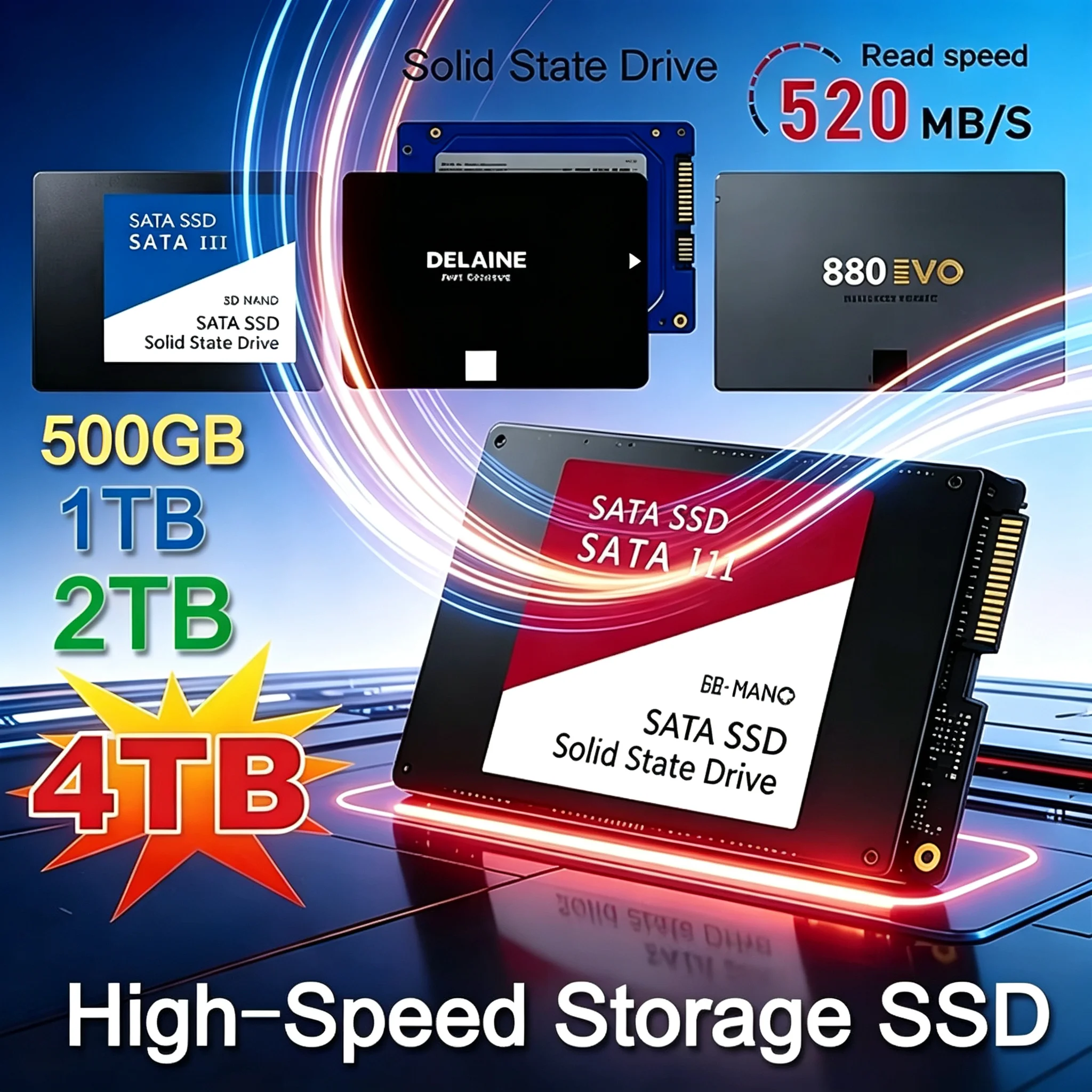 Yüksek Hızlı 500G 1TB 2TB 4TB  - Ssd 500Gb incelemesi ve fiyatı