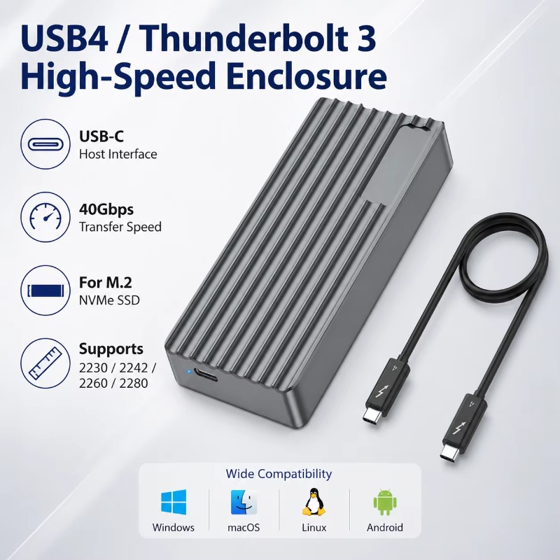 TBT3/USB4 M.2 NVMe SSD Kutusu  - External Ssd incelemesi ve fiyatı