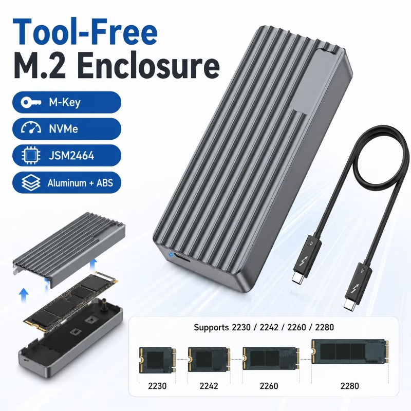 TBT3/USB4 M.2 NVMe SSD Kutusu  - External Ssd incelemesi ve fiyatı