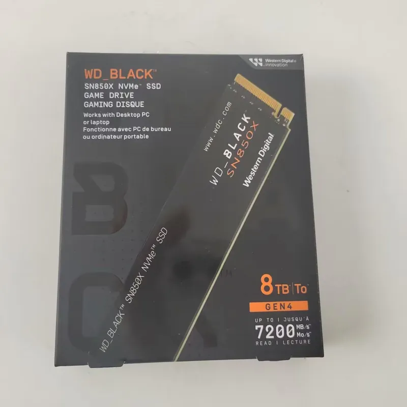 Yeni WD_BLACK SN850X 8TB NVMe  - Nvme Ssd incelemesi ve fiyatı